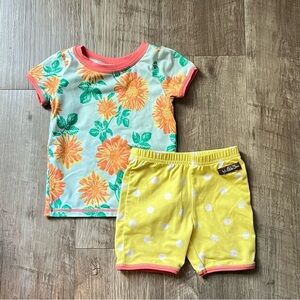 Matilda Jane Floral Polka Dot Pajama Set Size 12-18m